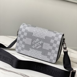 Louis Vuitton N50014 LV Studio Messenger Damier Graphite