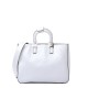 FENDI Vitello Glacier Medium FF Tote White