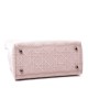 1DIOR Canvas Embroidered Medium Lady D-Lite Bois De Rose