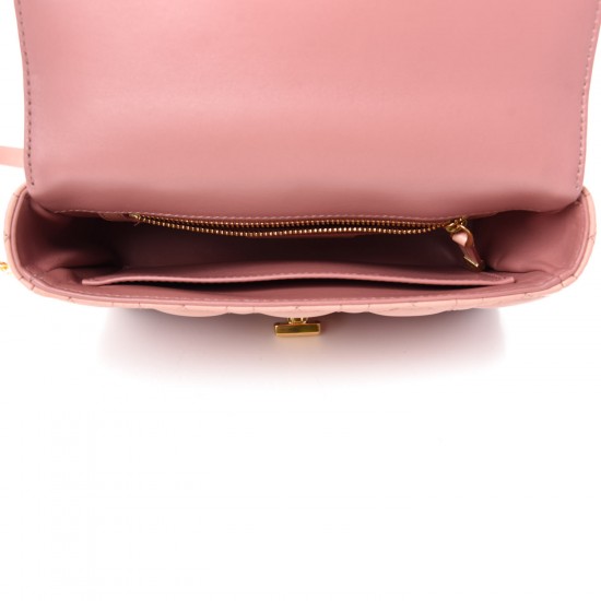 DIOR 1Lambskin Gradient Cannage Montaigne 30 Caro Bag Pink