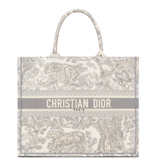 Dior Book Tote Canvas in toile de Jouy