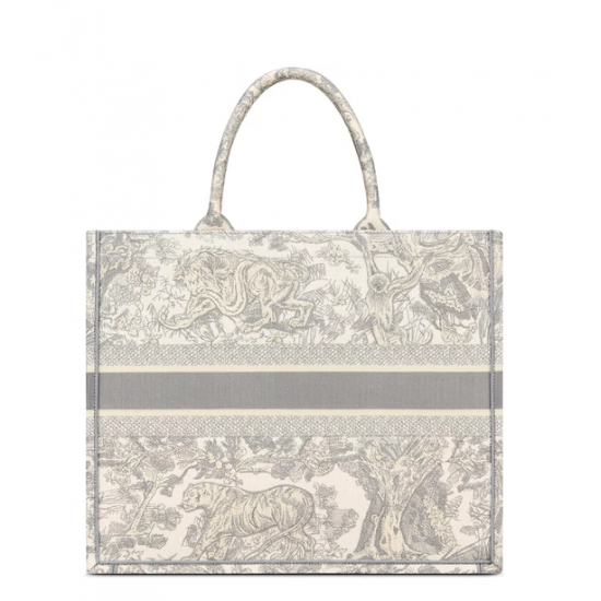 Dior Book Tote Canvas in toile de Jouy