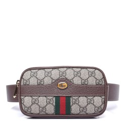 GUCCI GG Supreme Monogram Ophidia Belted iPhone Case 85 34 Dark Brown