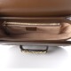 1GUCCI GG Supreme Monogram 1955 Horsebit Shoulder Bag Brown