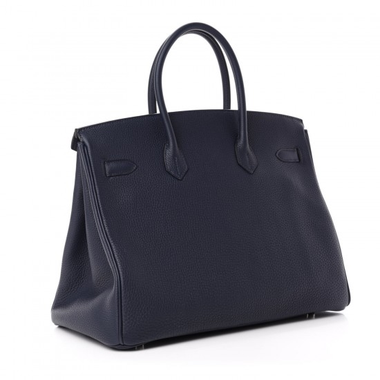 HERMES Togo Birkin Bleu Nuit