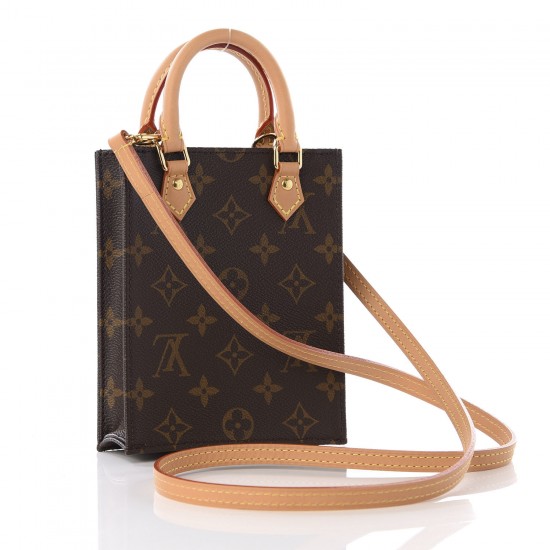 LOUIS VUITTON Monogram Petit Sac Plat