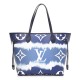 LOUIS VUITTON Monogram Escale Neverfull MM Blue