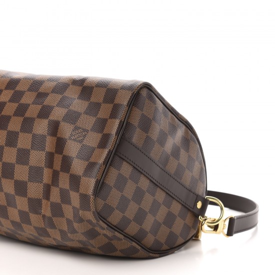 LOUIS VUITTON Damier Ebene Speedy Bandouliere 25