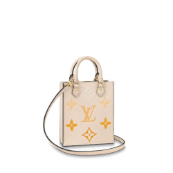 1Louis Vuitton Petit Sac Plat Handbag Gradient Yellow