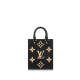 1Louis Vuitton Petit Sac Plat Bag Monogram Empreinte Black Silkscreen Organ Bag