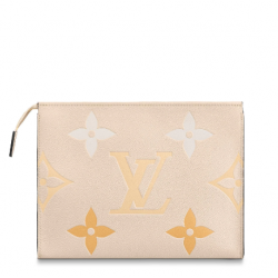 1Louis Vuitton Three color by The Pool Handbag 26 Monogram Embossed 