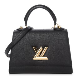 0LOUIS VUITTON Taurillon Twist One Handle PM Black