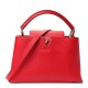 1LOUIS VUITTON Taurillon Capucines BB Rubis