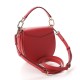 MCM Calfskin Mini Patricia Studded Crossbody Bag Red